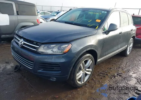 2012 Volkswagen Touareg Vr6 Executive z USA, uszkodzony, nr VIN WVGEF9BP4CD006881